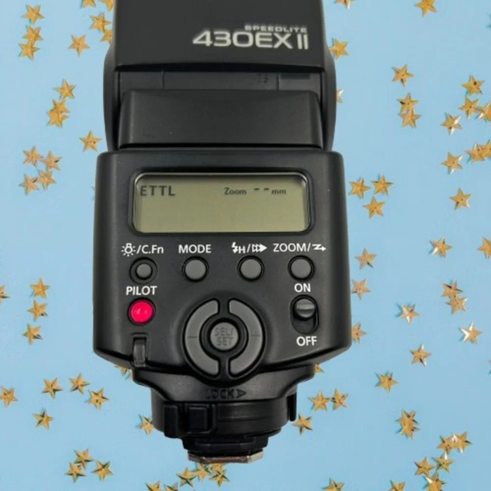 VTG Japan Canon Speedlite 430EX II Flash E-TTL DSLR Tested & Working *See Video*